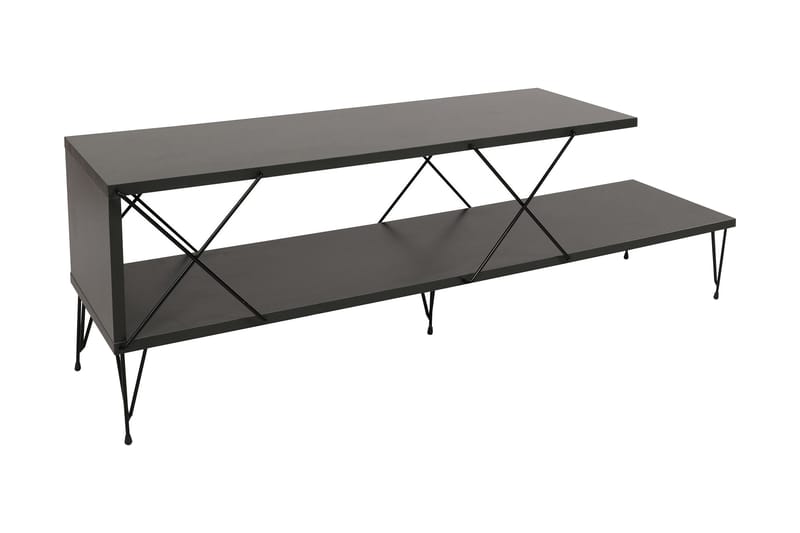 Jaennis Tv-bänk 120 cm - Antracit - Möbler - Tv möbel & mediamöbel - TV bänk & mediabänk