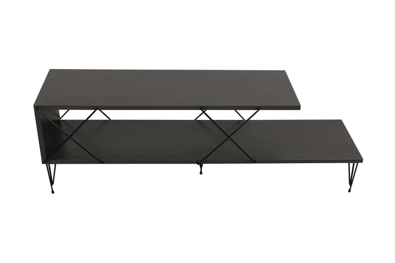 Jaennis Tv-bänk 120 cm - Antracit - Möbler - Tv möbel & mediamöbel - TV bänk & mediabänk