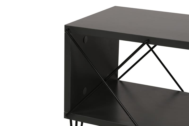 Jaennis Tv-bänk 120 cm - Antracit - Möbler - Tv möbel & mediamöbel - TV bänk & mediabänk