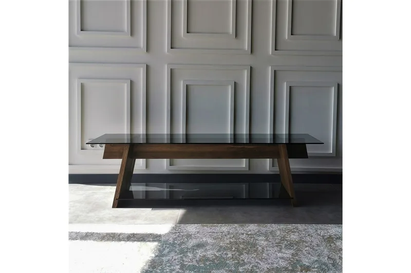 Jamerria TV-Bänk 158 cm - Valnöt/Svart - Möbler - Tv möbel & mediamöbel - TV bänk & mediabänk