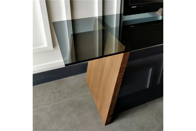 Jamerria TV-Bänk 158 cm - Valnöt/Svart - Möbler - Tv möbel & mediamöbel - TV bänk & mediabänk