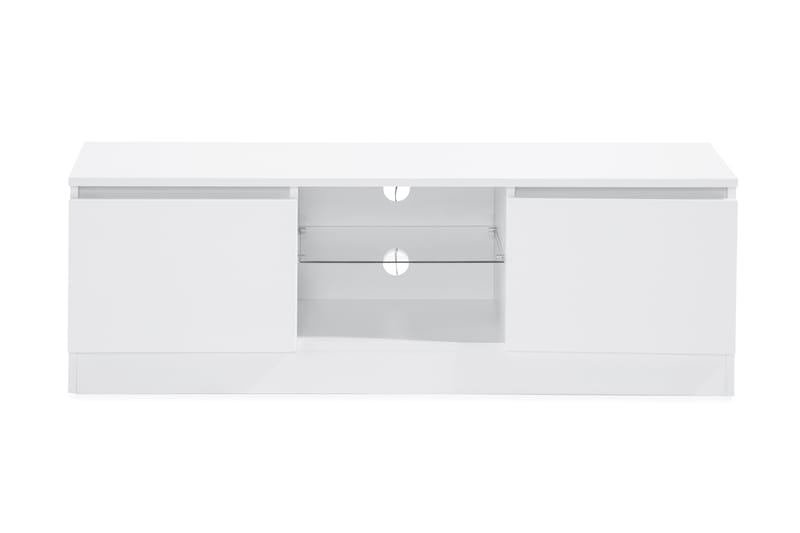 Jugansbo Tv-Bänk 120 cm LED-Belysning - Vit - Möbler - Tv möbel & mediamöbel - TV bänk & mediabänk