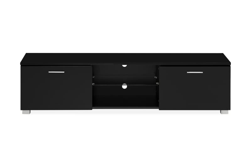 Jugansbo Tv-Bänk 140 cm LED-Belysning - Svart - Möbler - Tv möbel & mediamöbel - TV bänk & mediabänk