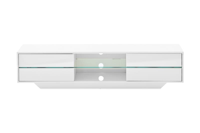 Jugansbo Tv-Bänk 160 cm LED-Belysning - Vit - Möbler - Tv möbel & mediamöbel - TV bänk & mediabänk