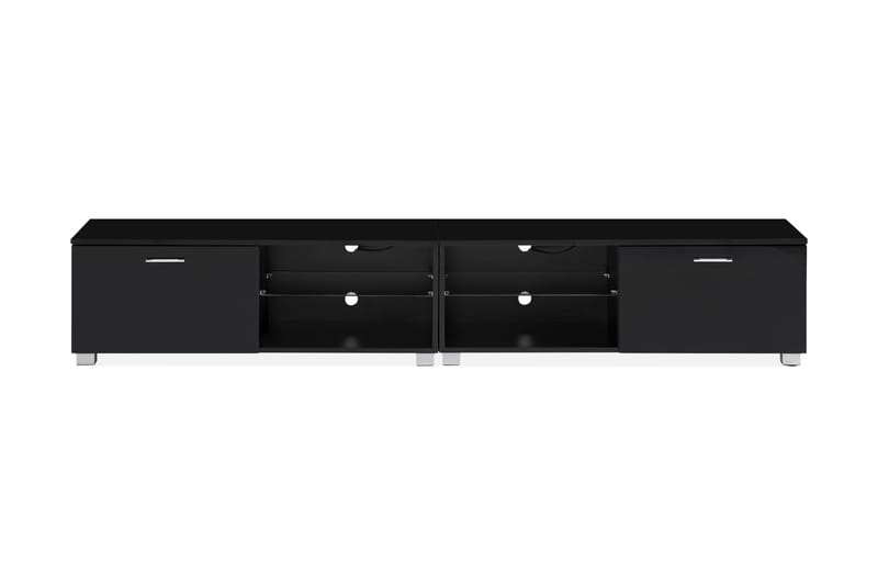 Jugansbo Tv-Bänk 200 cm LED-Belysning - Svart - Möbler - Tv möbel & mediamöbel - TV bänk & mediabänk