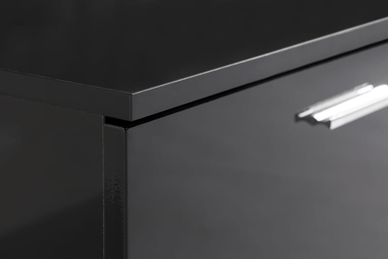 Jugansbo Tv-Bänk 200 cm LED-Belysning - Svart - Möbler - Tv möbel & mediamöbel - TV bänk & mediabänk