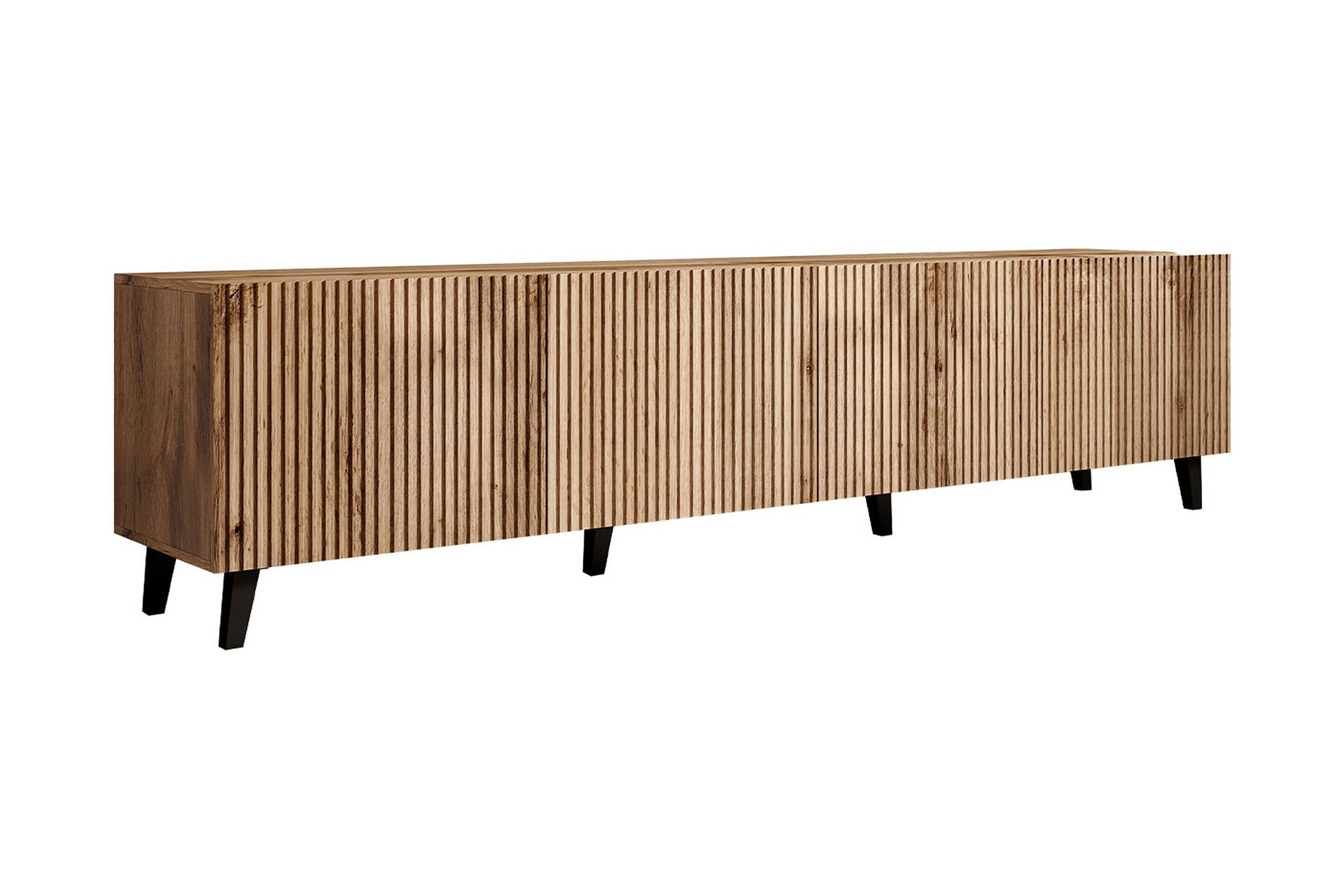 Scandinavian Choice Juniskär Ribbad TV Bänk i trä med förvaring - 40 cm ...