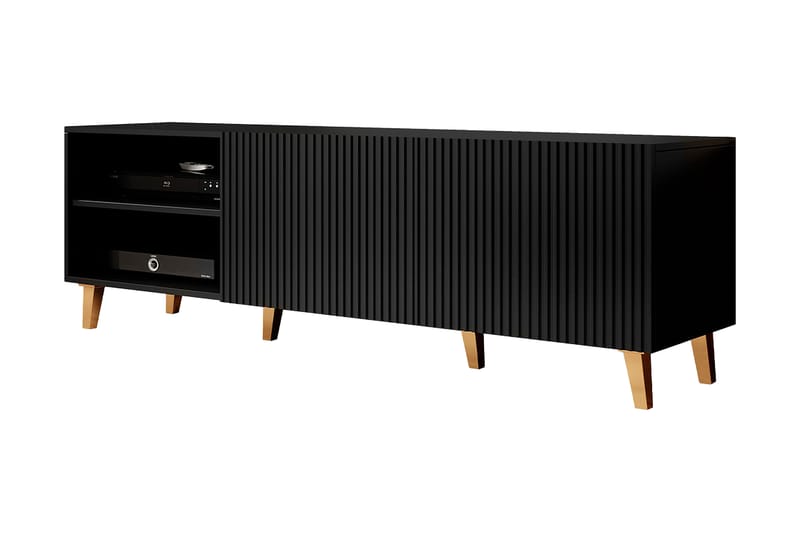 Juniskär Tv-bänk 40x52x150 cm - Svart - Möbler - Tv möbel & mediamöbel - TV bänk & mediabänk