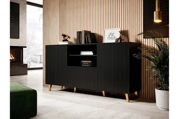 Juniskär Tv-bänk 40x82x150 cm - Svart - Möbler - Tv möbel & mediamöbel - TV bänk & mediabänk