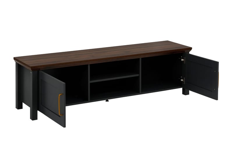 Juntolah Tv-bänk 160x39 cm - Svart - Möbler - Tv möbel & mediamöbel - TV bänk & mediabänk