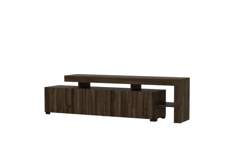 Jurukovo Tv-bänk 192x37 cm Brun - Hanah Home - Möbler - Tv möbel & mediamöbel - TV bänk & mediabänk