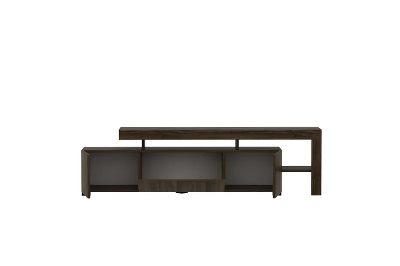 Jurukovo Tv-bänk 192x37 cm Brun - Hanah Home - Möbler - Tv möbel & mediamöbel - TV bänk & mediabänk