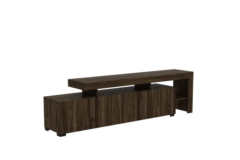 Jurukovo Tv-bänk 192x37 cm Brun - Hanah Home - Möbler - Tv möbel & mediamöbel - TV bänk & mediabänk