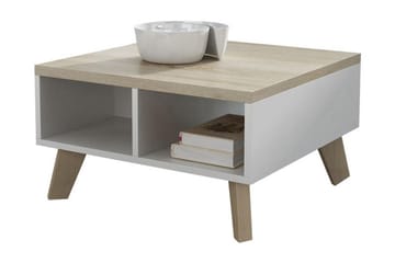 Kardos TV-bänk 60 cm - Vit/Ek - Möbler - Tv möbel & mediamöbel - TV bänk & mediabänk