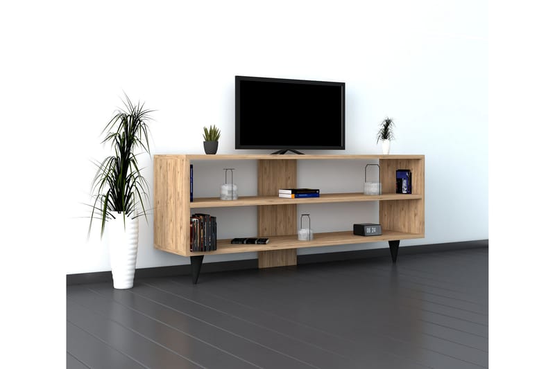 Kathrina TV-Bänk 120 cm - Oak - Möbler - Tv möbel & mediamöbel - TV bänk & mediabänk