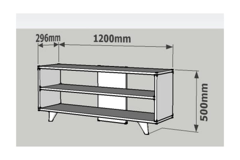Kathrina TV-Bänk 120 cm - Oak - Möbler - Tv möbel & mediamöbel - TV bänk & mediabänk