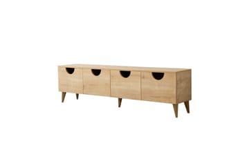 Khalidur Tv-bänk 180 cm - Ek - Möbler - Tv möbel & mediamöbel - TV bänk & mediabänk