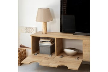 Khalidur Tv-bänk 180 cm - Ek - Möbler - Tv möbel & mediamöbel - TV bänk & mediabänk