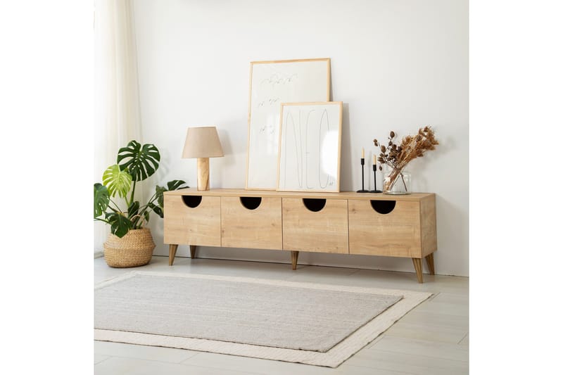 Khalidur Tv-bänk 180 cm, Ek