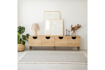 Khalidur Tv-bänk 180 cm - Ek - Möbler - Tv möbel & mediamöbel - TV bänk & mediabänk