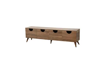 Khalidur Tv-bänk 180 cm - Valnöt - Möbler - Tv möbel & mediamöbel - TV bänk & mediabänk