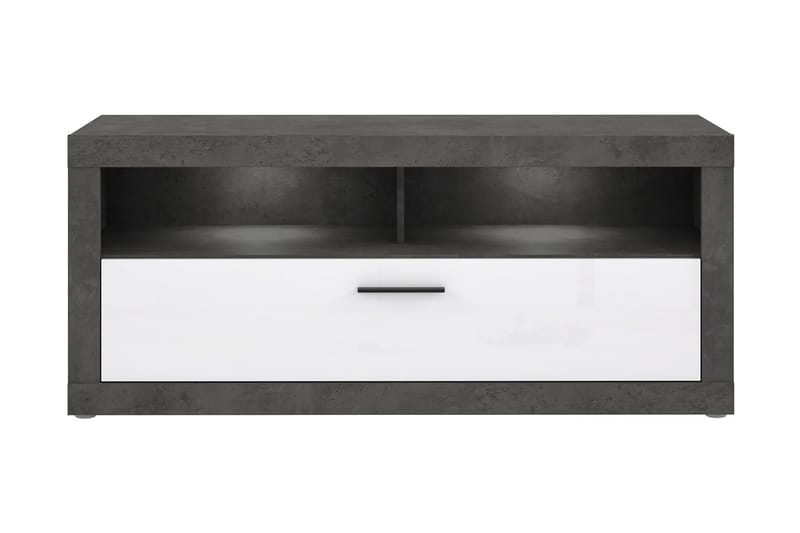 Kranea Tv-bänk 138 cm - Grå/Vit - Möbler - Tv möbel & mediamöbel - TV bänk & mediabänk