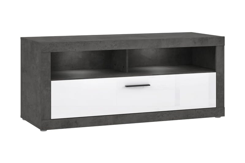 Kranea Tv-bänk 138 cm, Grå/Vit