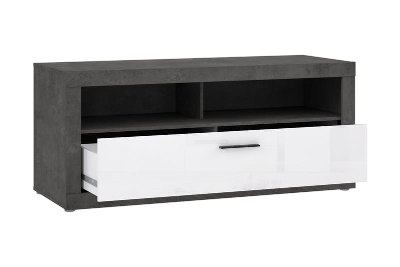 Kranea Tv-bänk 138 cm - Grå/Vit - Möbler - Tv möbel & mediamöbel - TV bänk & mediabänk