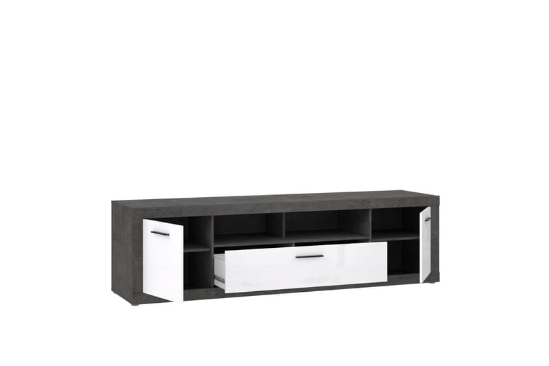 Kranea Tv-bänk 213 cm - Grå/Vit - Möbler - Tv möbel & mediamöbel - TV bänk & mediabänk