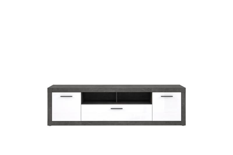 Kranea Tv-bänk 213 cm - Grå/Vit - Möbler - Tv möbel & mediamöbel - TV bänk & mediabänk