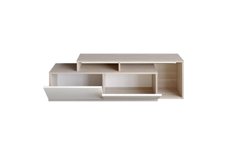 Lameyze Tv-bänk 150 cm - Natur/Vit - Möbler - Tv möbel & mediamöbel - TV bänk & mediabänk