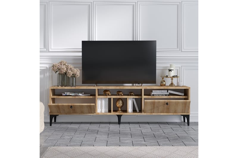 Lanzano Tv-bänk 180 cm - Natur - Möbler - Tv möbel & mediamöbel - TV bänk & mediabänk
