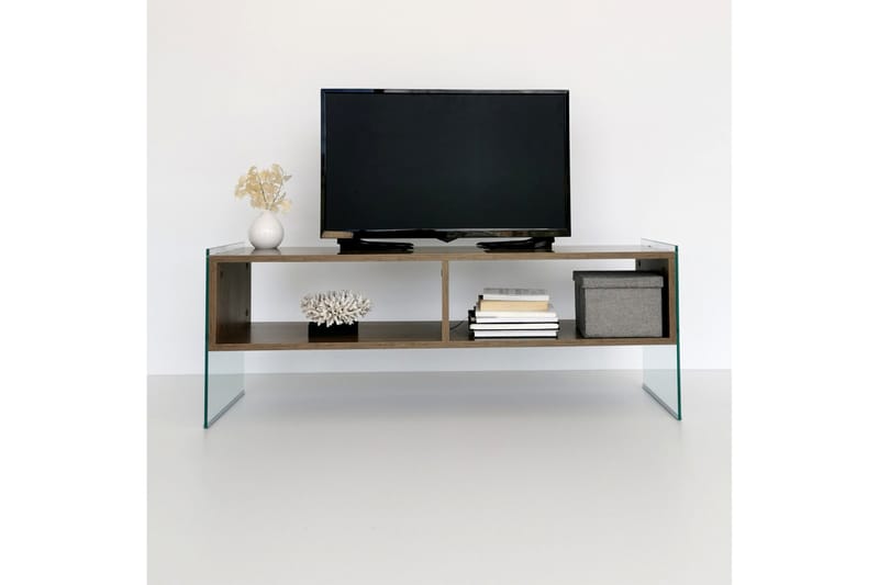 Lekkenne TV-bänk 122 cm - Brun - Möbler - Tv möbel & mediamöbel - TV bänk & mediabänk
