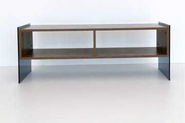 Lekkenne TV-bänk 122 cm - Mörkbrun - Möbler - Tv möbel & mediamöbel - TV bänk & mediabänk