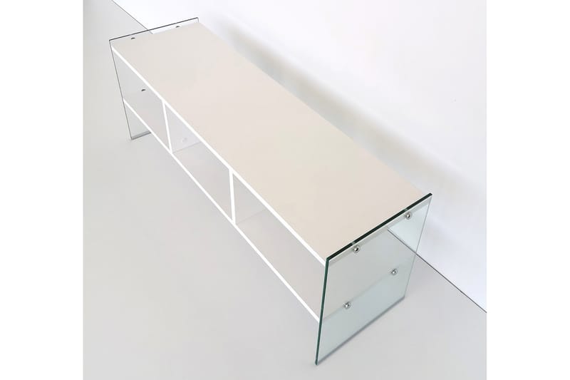 Lekkenne TV-bänk 122 cm - Vit - Möbler - Tv möbel & mediamöbel - TV bänk & mediabänk