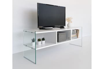 Lekkenne TV-bänk 122 cm - Vit - Möbler - Tv möbel & mediamöbel - TV bänk & mediabänk