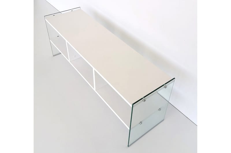 Lekkenne TV-bänk 122 cm - Vit - Möbler - Tv möbel & mediamöbel - TV bänk & mediabänk