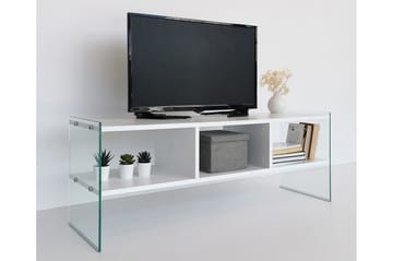 Lekkenne TV-bänk 122 cm - Vit - Möbler - Tv möbel & mediamöbel - TV bänk & mediabänk
