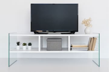 Lekkenne TV-bänk 122 cm - Vit - Möbler - Tv möbel & mediamöbel - TV bänk & mediabänk