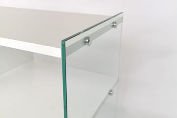 Lekkenne TV-bänk 122 cm - Vit - Möbler - Tv möbel & mediamöbel - TV bänk & mediabänk
