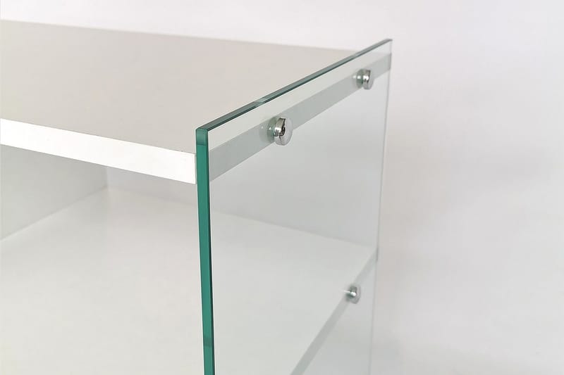 Lekkenne TV-bänk 122 cm - Vit - Möbler - Tv möbel & mediamöbel - TV bänk & mediabänk