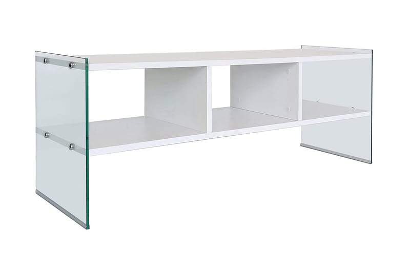 Lekkenne TV-bänk 122 cm, Vit