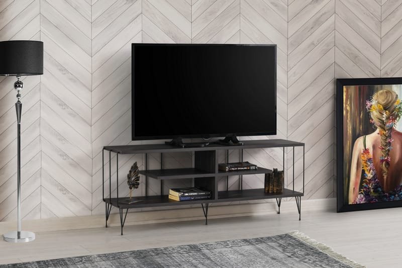 Leopoldis Tv-bänk 120 cm - Mörkbrun - TV bänk & mediabänk