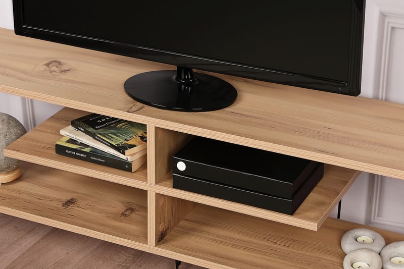 Leopoldis Tv-bänk 120 cm - Natur - Möbler - Tv möbel & mediamöbel - TV bänk & mediabänk