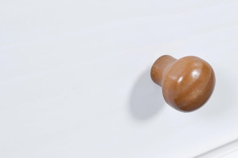 Livesey TV-bänk 180 cm - Vit/Brun - Möbler - Tv möbel & mediamöbel - TV bänk & mediabänk