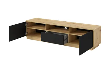 Louetta Tv-bänk 180 cm - Brun/Svart - Möbler - Tv möbel & mediamöbel - TV bänk & mediabänk