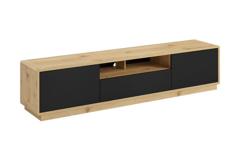 Louetta Tv-bänk 200 cm - Brun/Svart - Möbler - Tv möbel & mediamöbel - TV bänk & mediabänk