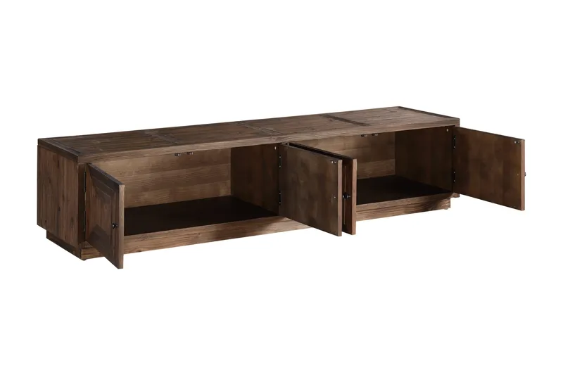 Lyon TV-bänk 200 cm - Ljus Natur - Möbler - Tv möbel & mediamöbel - TV bänk & mediabänk