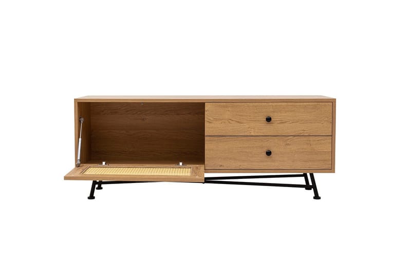 Makwana Tv-bänk 140 cm - Natural - Möbler - Tv möbel & mediamöbel - TV bänk & mediabänk