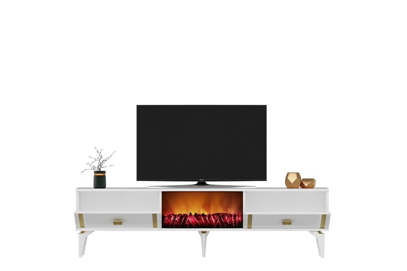 Male Tv-bänk 150 cm - Guld - TV bänk & mediabänk